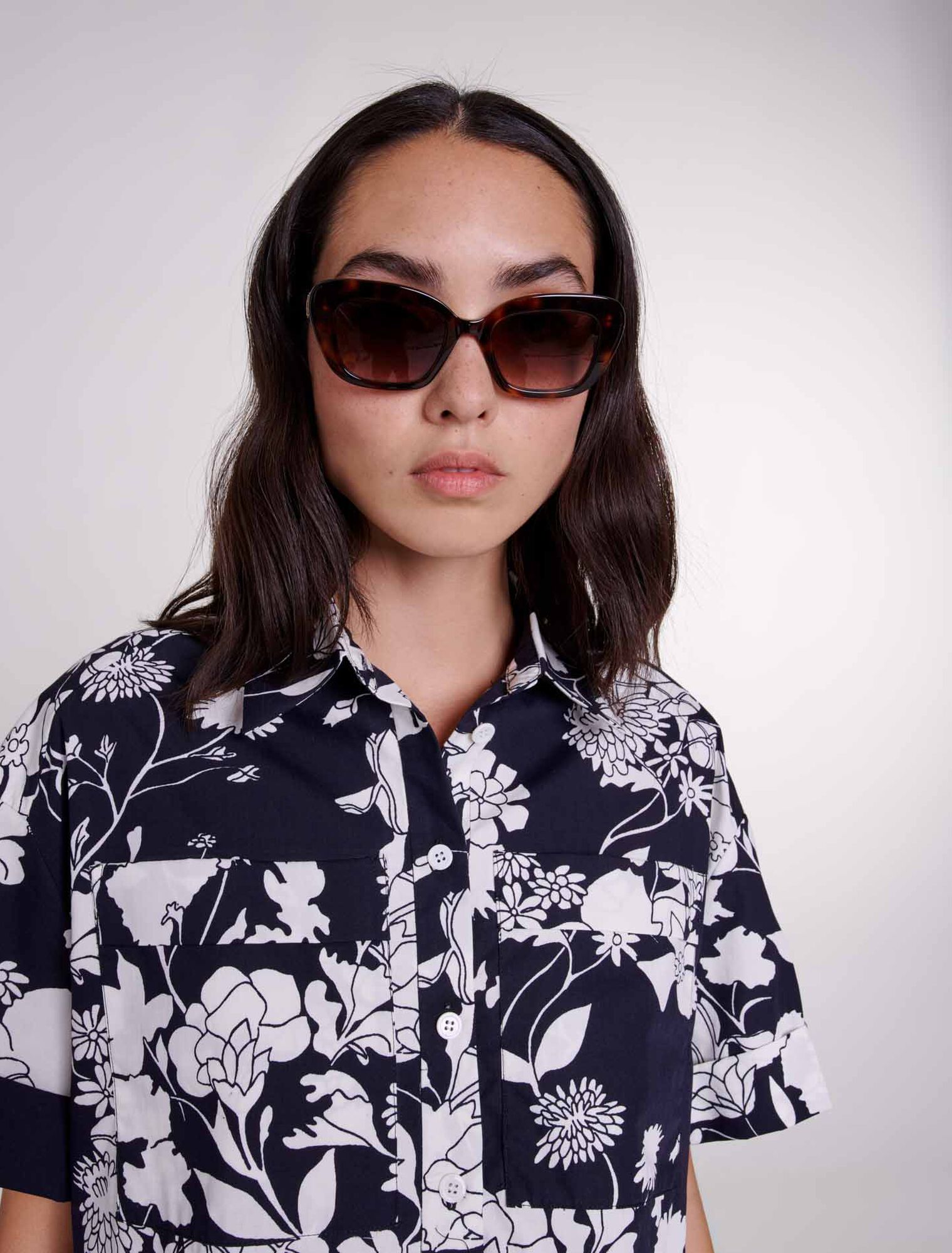 Acetate cat-eye glasses