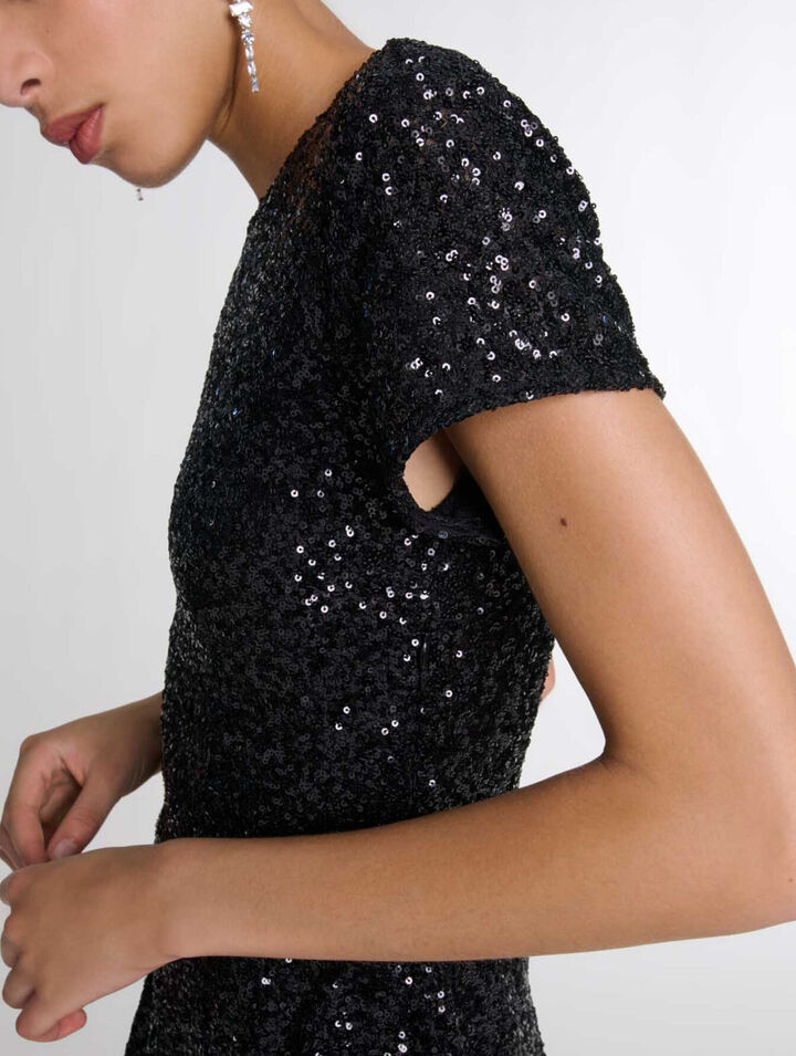 Short sequin dress