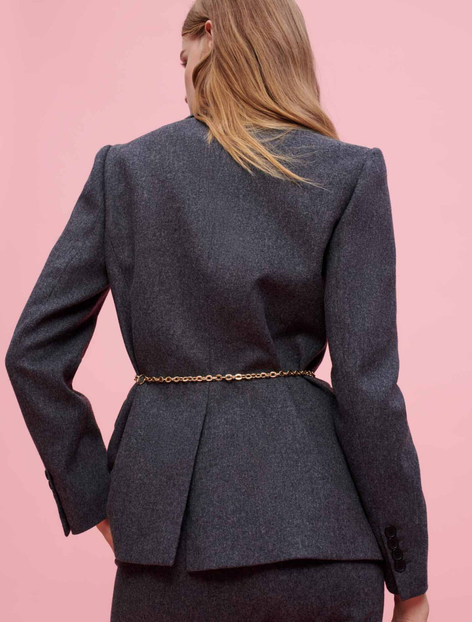 Gray flannel jacket