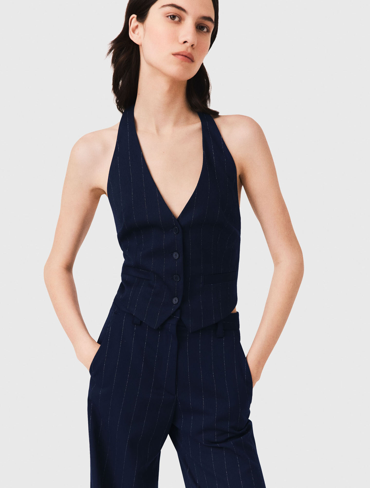 Tailored backless top