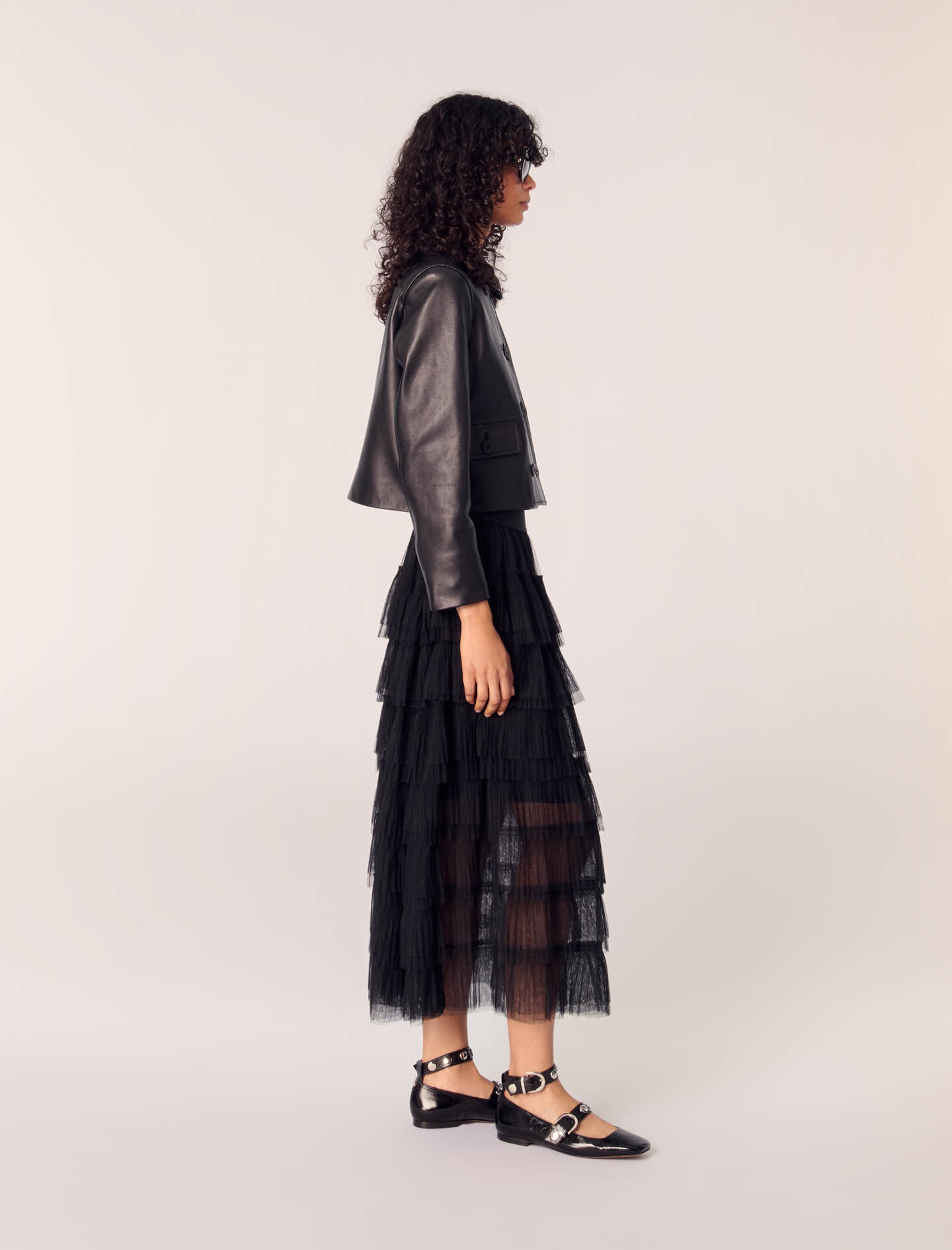 Tulle midi skirt - Maxi skirts | Maje