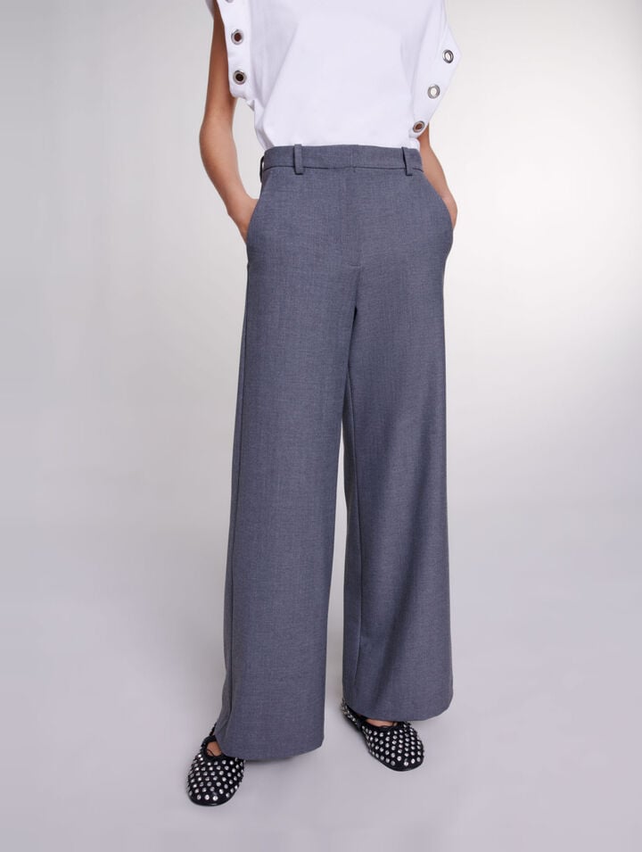 Wide-leg trousers