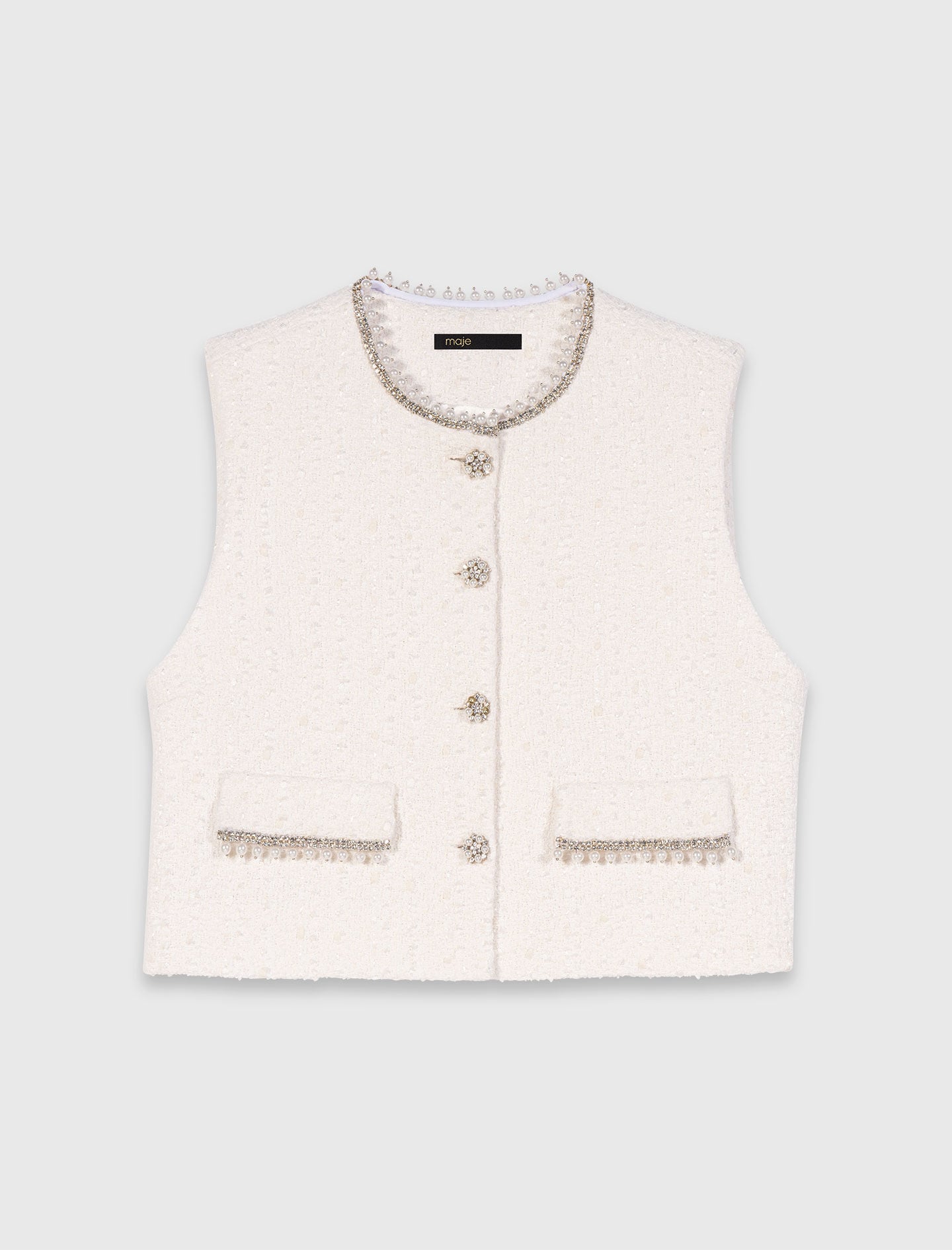 Beaded tweed jacket 7