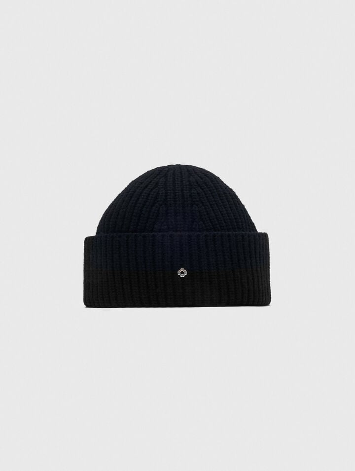 Wool and cashmere hat