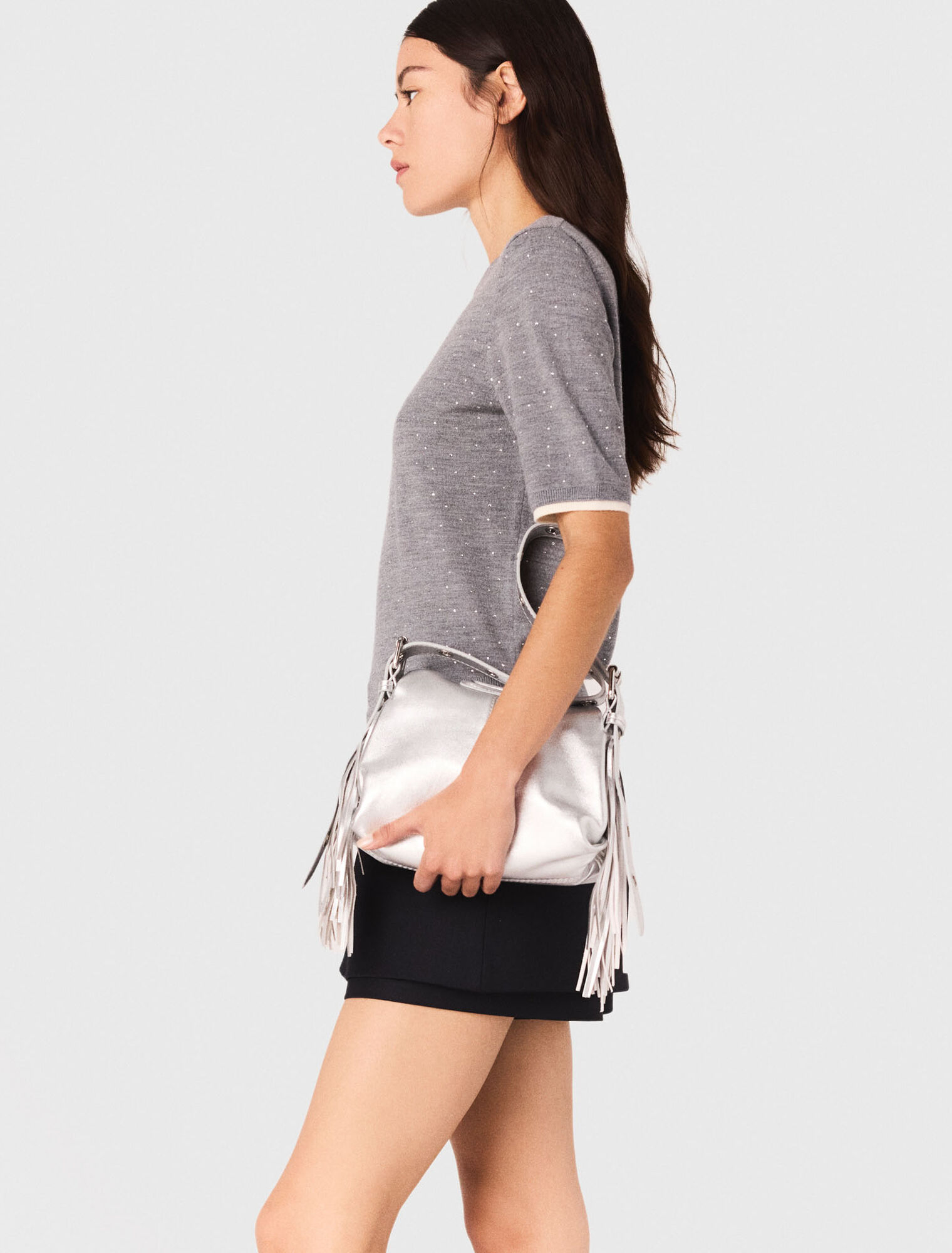 100% wool short-sleeve jumper