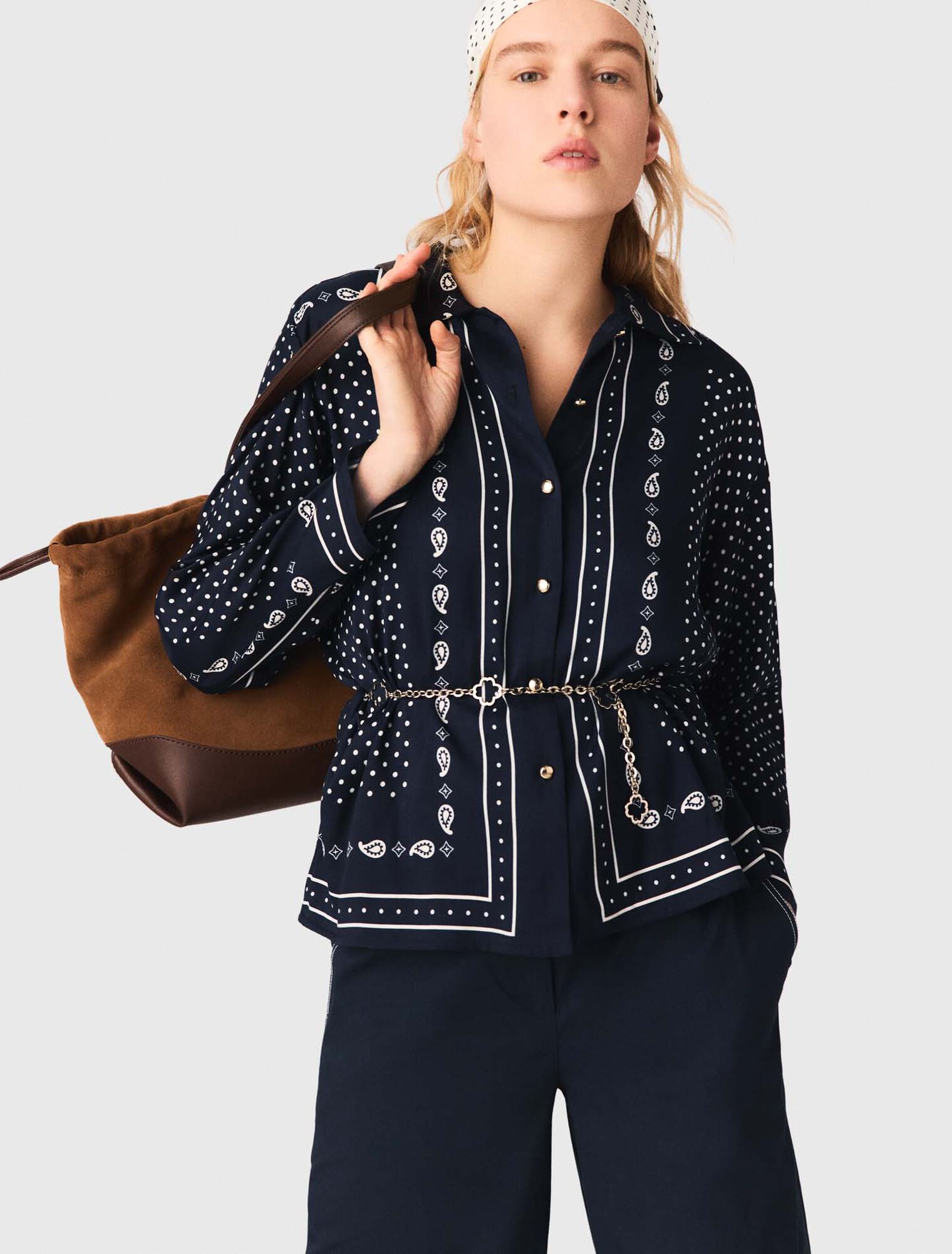 Flowing printed shirt