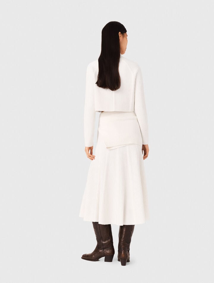 High-neck jumper