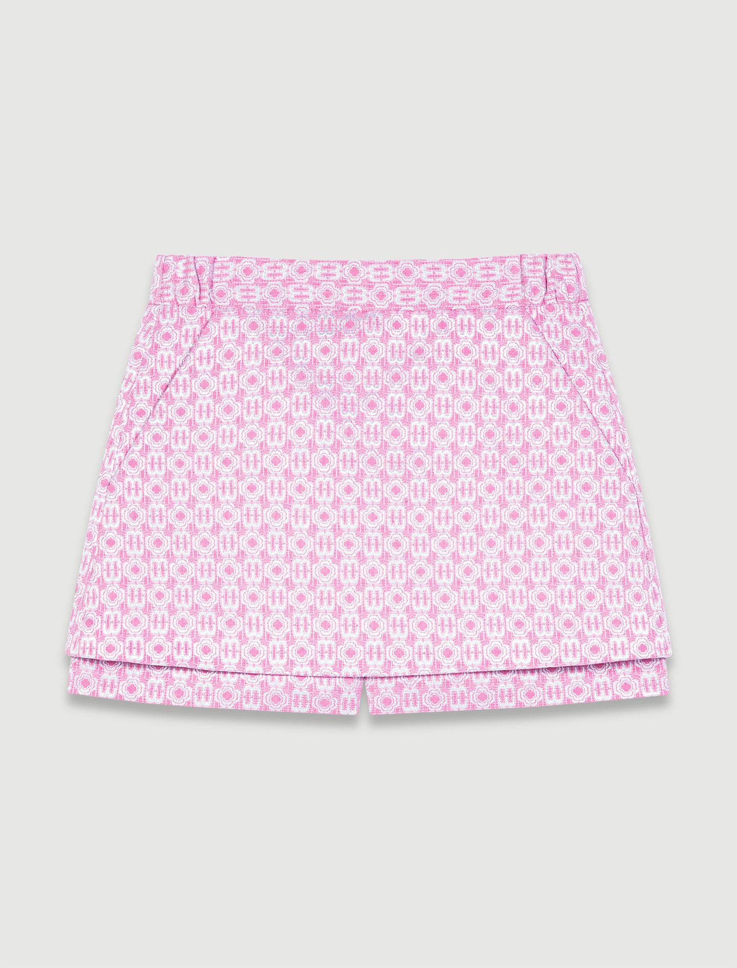卸売 Jacquard skirt-effect shorts スカート