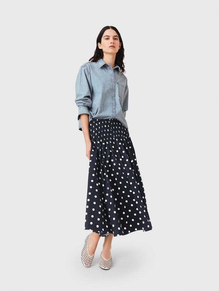 Long cotton skirt