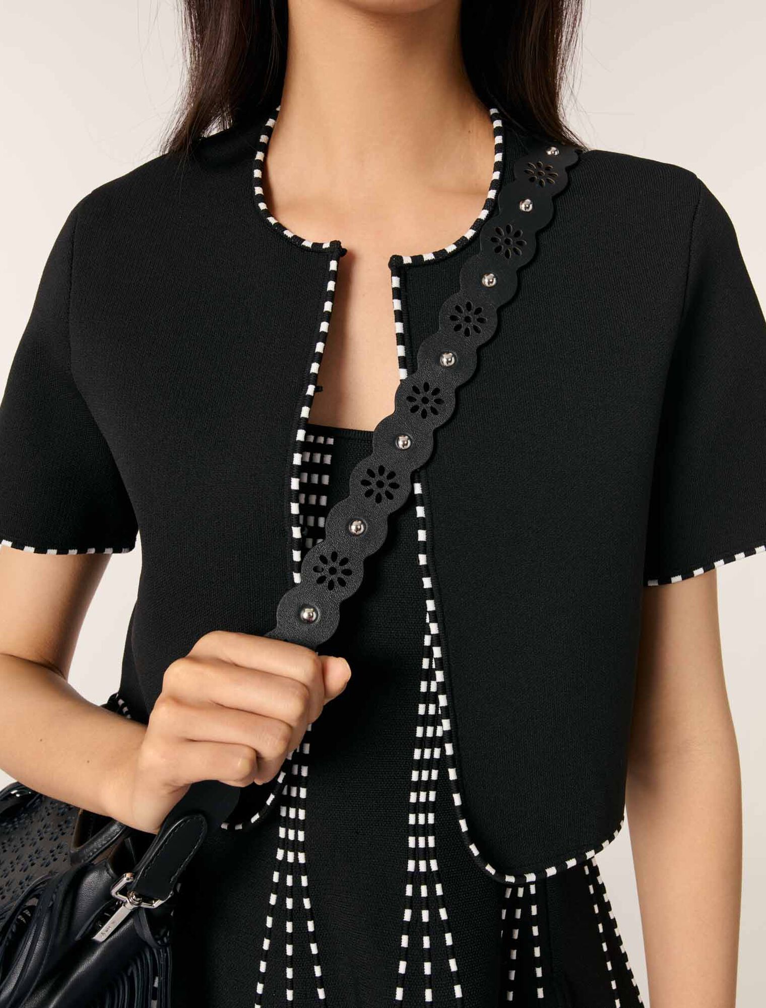 Perforated flower-style strap
