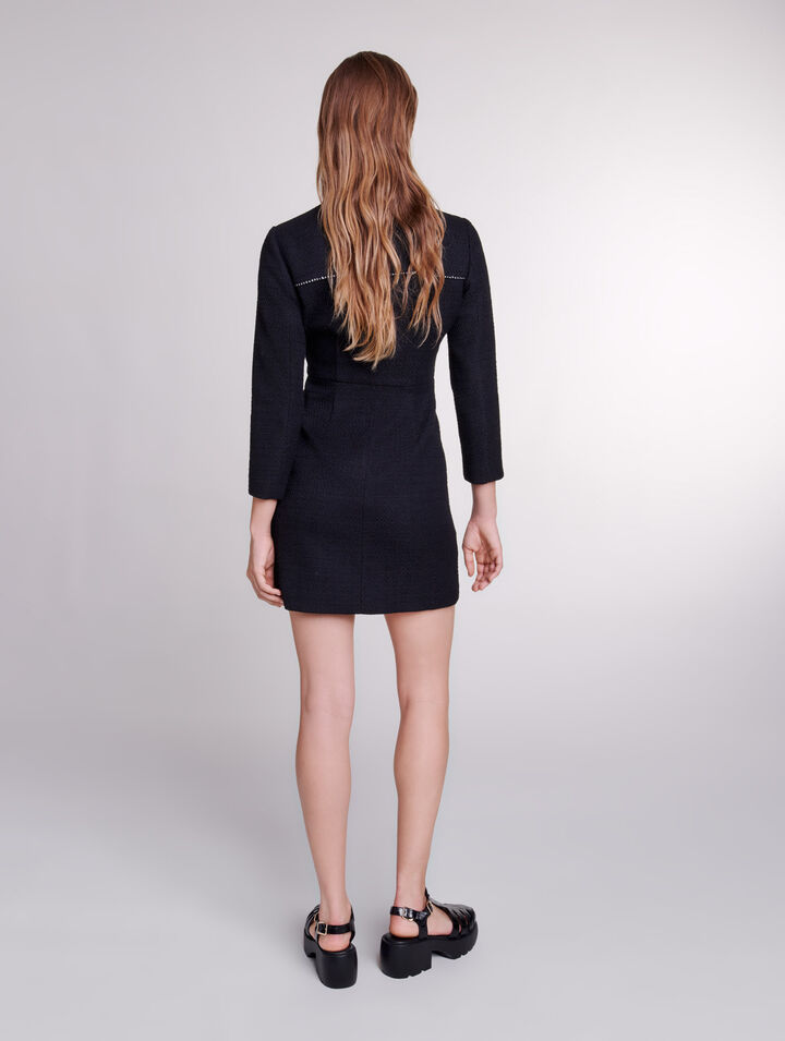 Short tweed dress