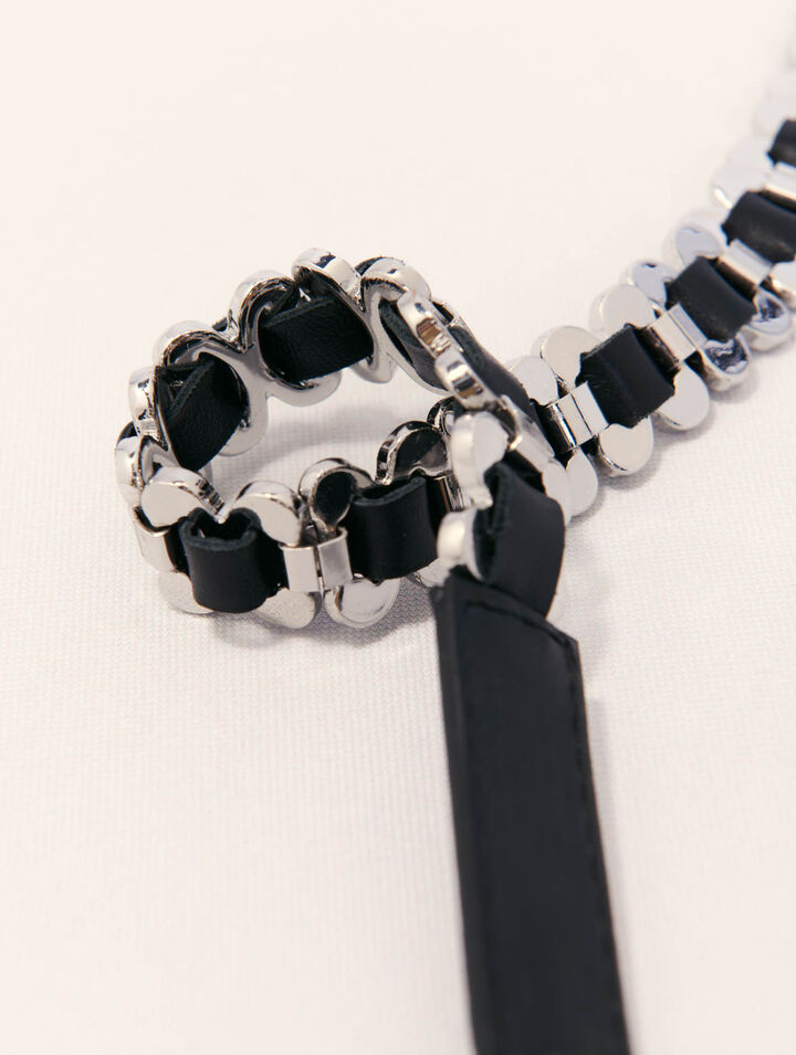 Mixed jewellery buckle chain belt
