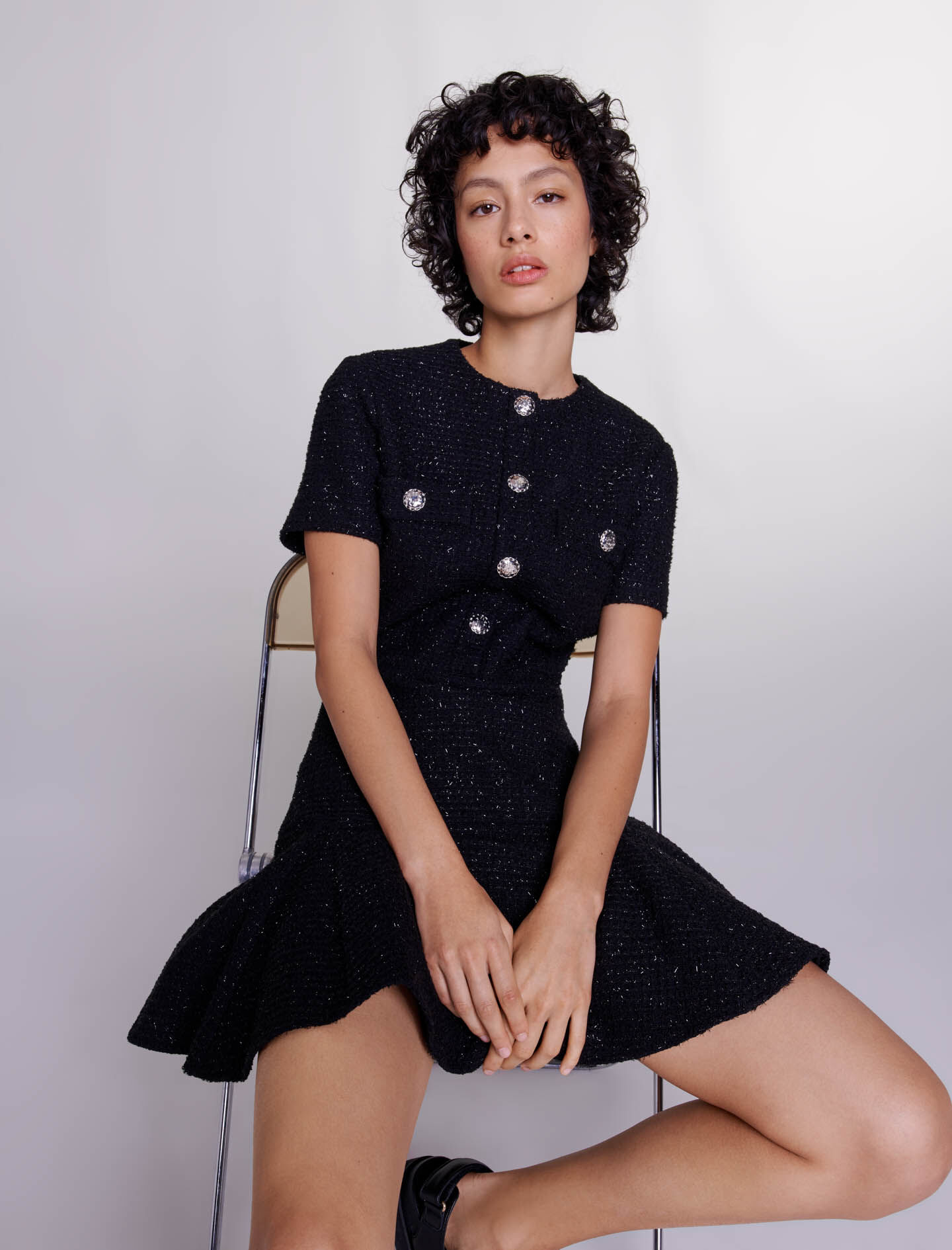 Short tweed dress Short dresses Maje