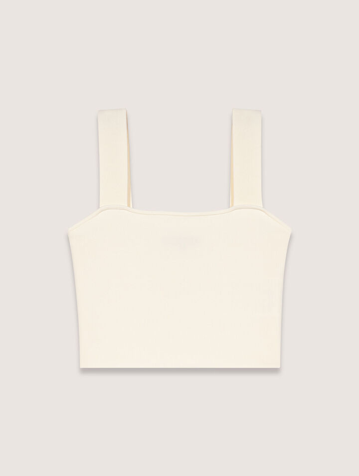Knit crop top