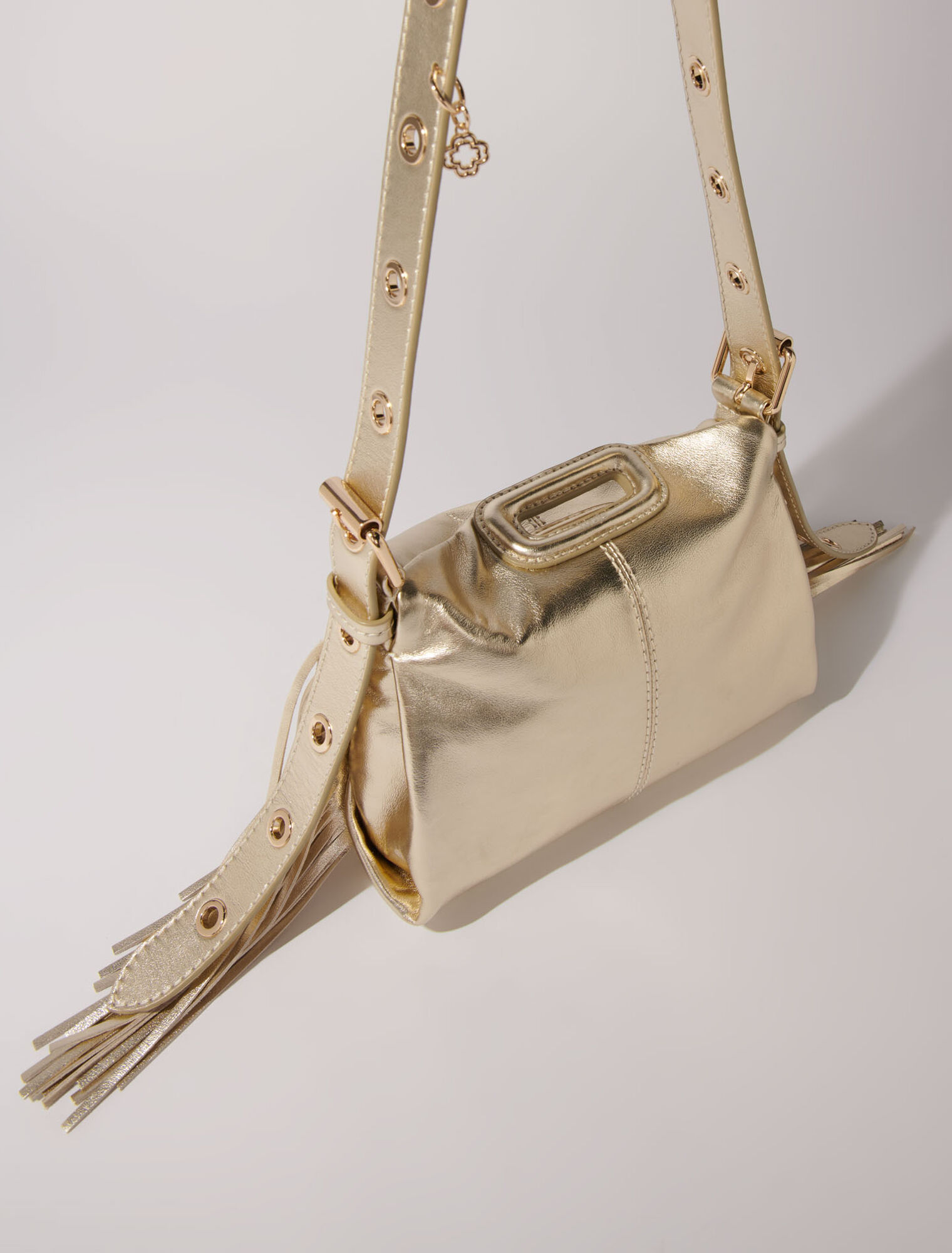 Metallic leather Miss M Mini bag