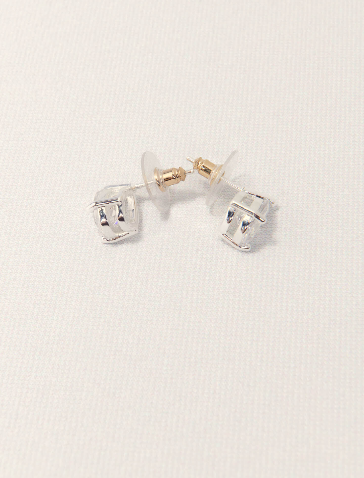 ⭐️ M A I @ SHOP ⭐️ Small rhinestone earrings Black / Gray for Women | Maje
