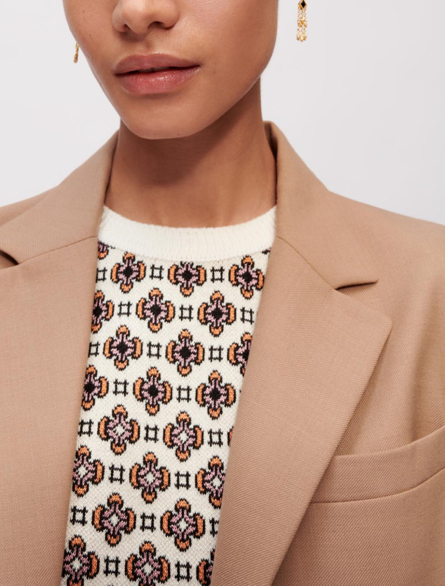 Straight tailored jacket