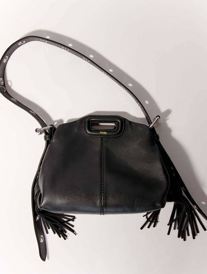 Plain leather mini Miss M bag