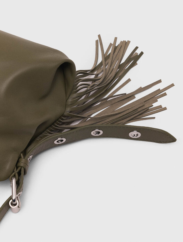 Plain leather mini Miss M bag