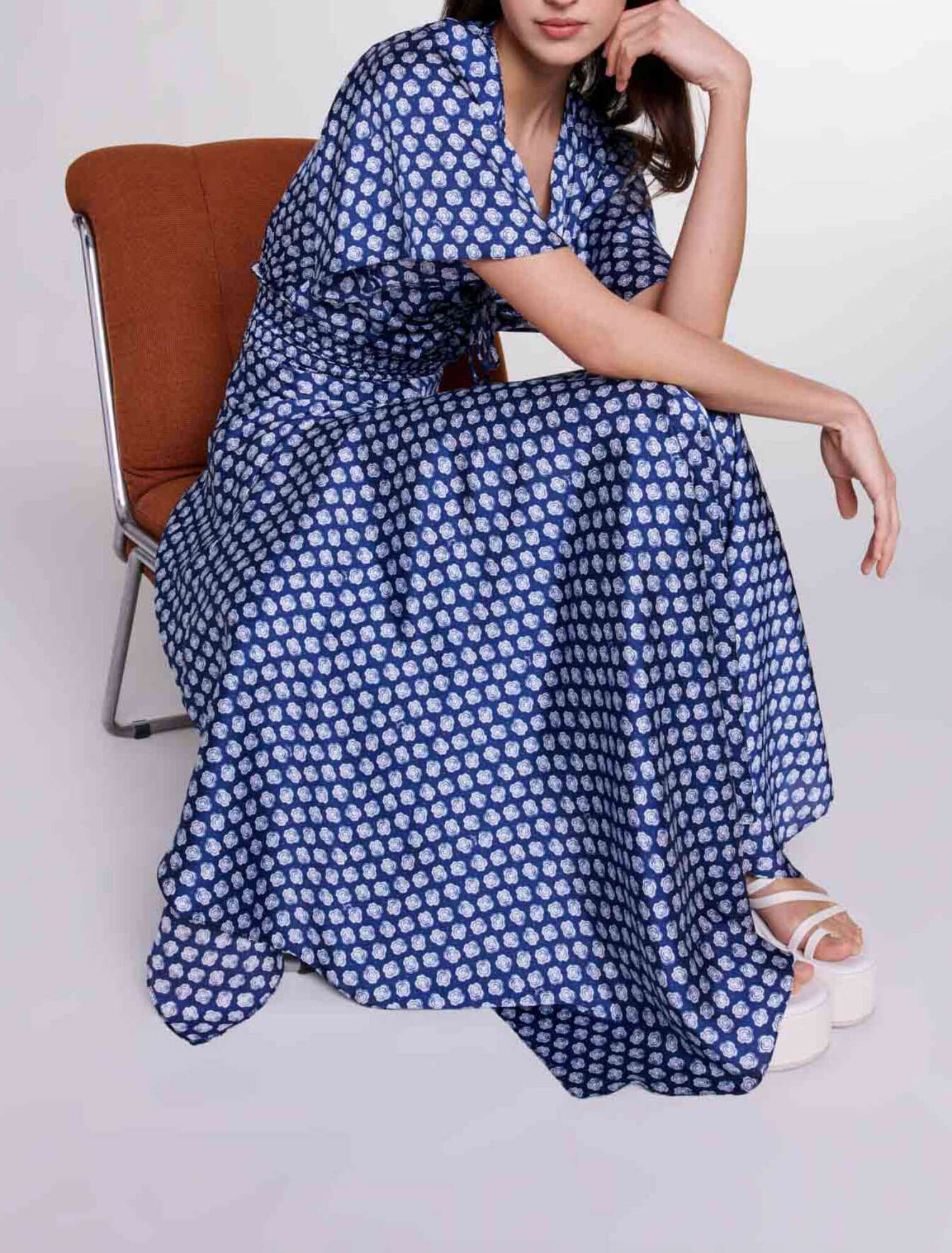 Patterned maxi dress