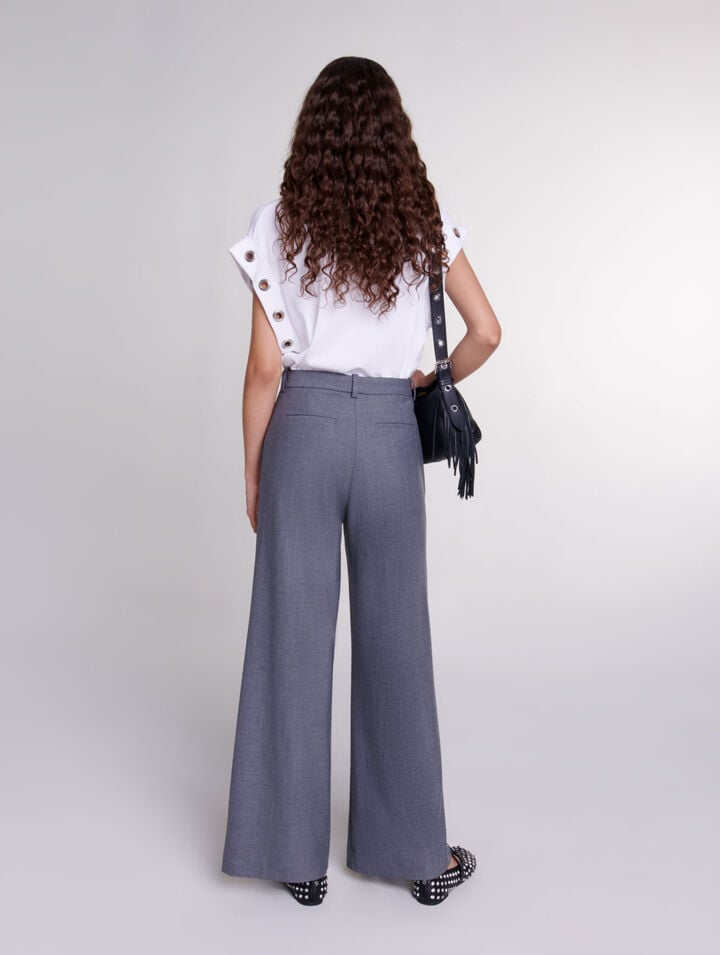 Wide-leg trousers