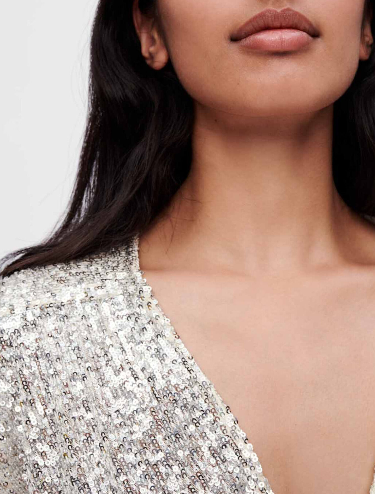 Sequin short jumpsuit