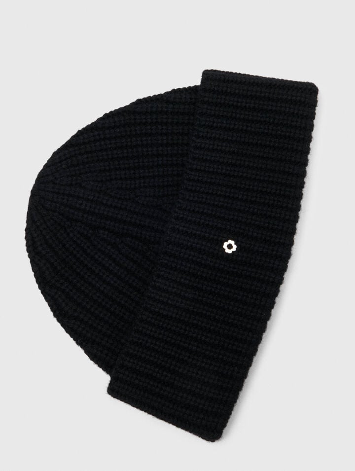 Wool and cashmere hat