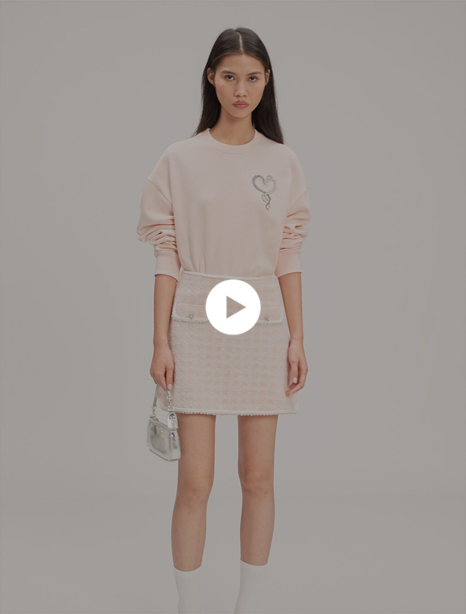 Embroidered sweatshirt