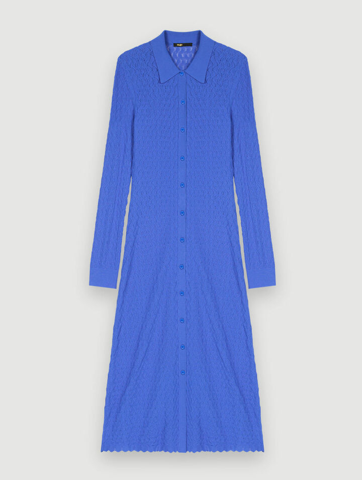 Pointelle cardigan