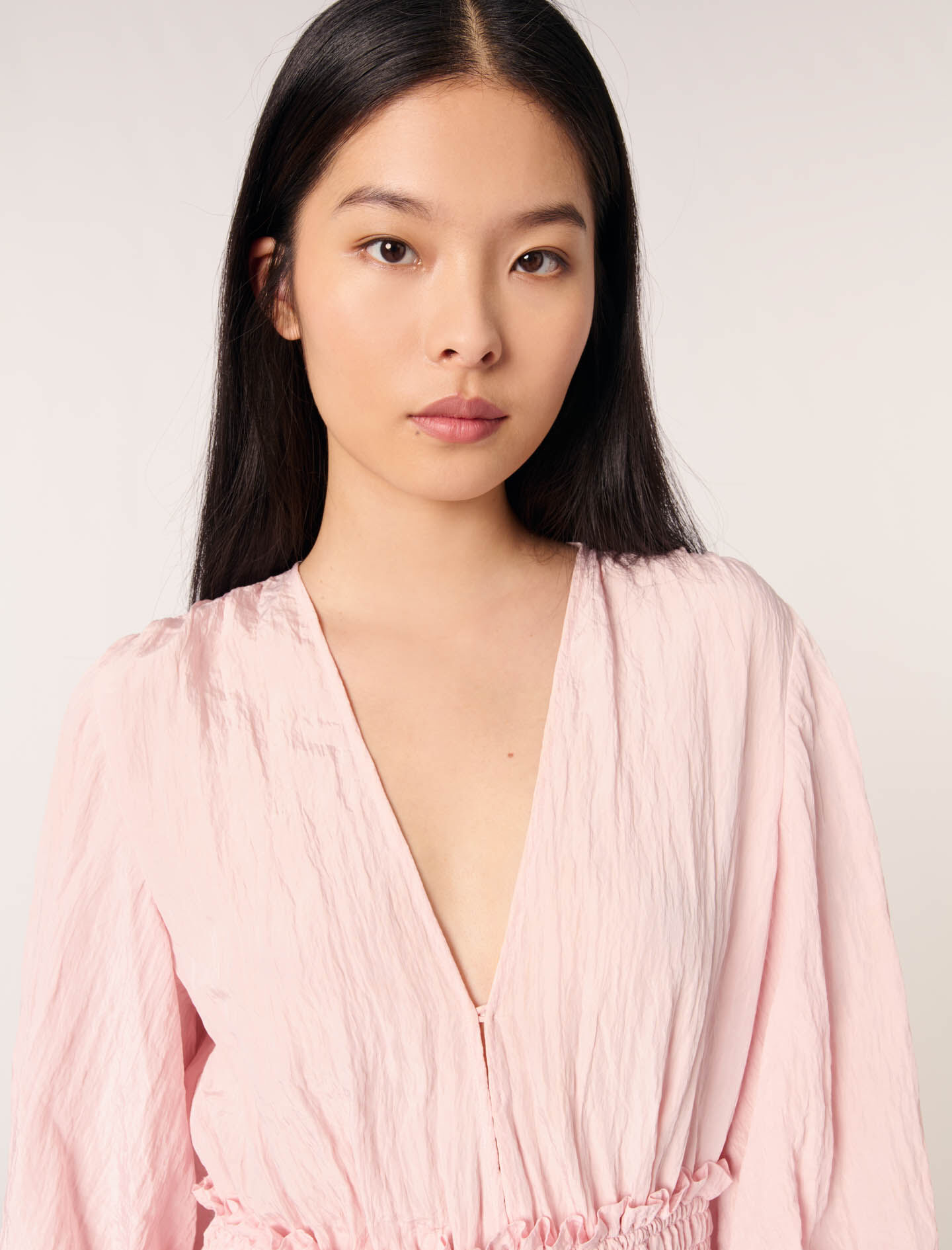 Short lamé dress - Short dresses | Maje