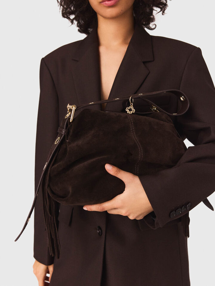 Suede Miss M bag