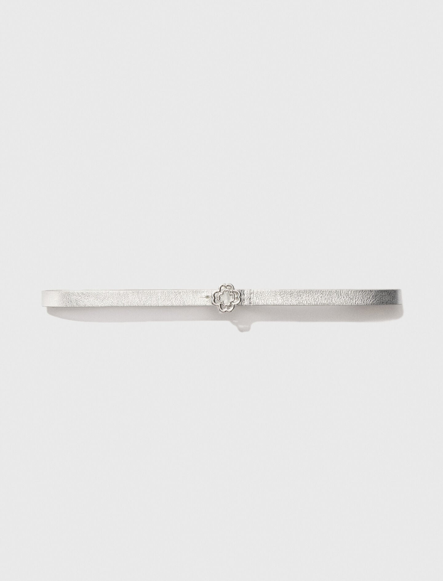 Slim belt with Clover buckle 8
