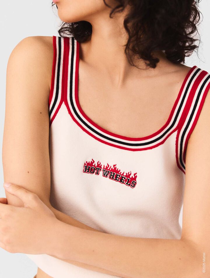 Knit crop top