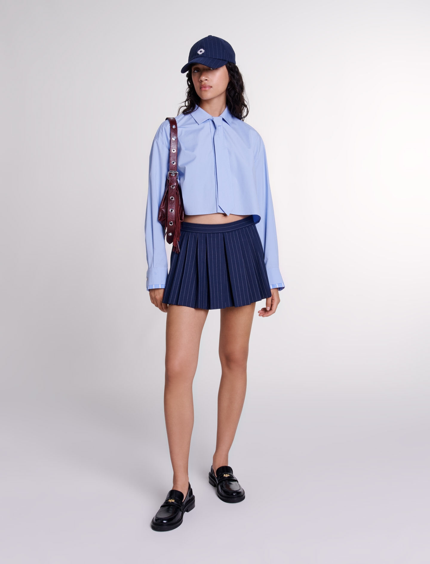Maje dress with layered effect hotsell