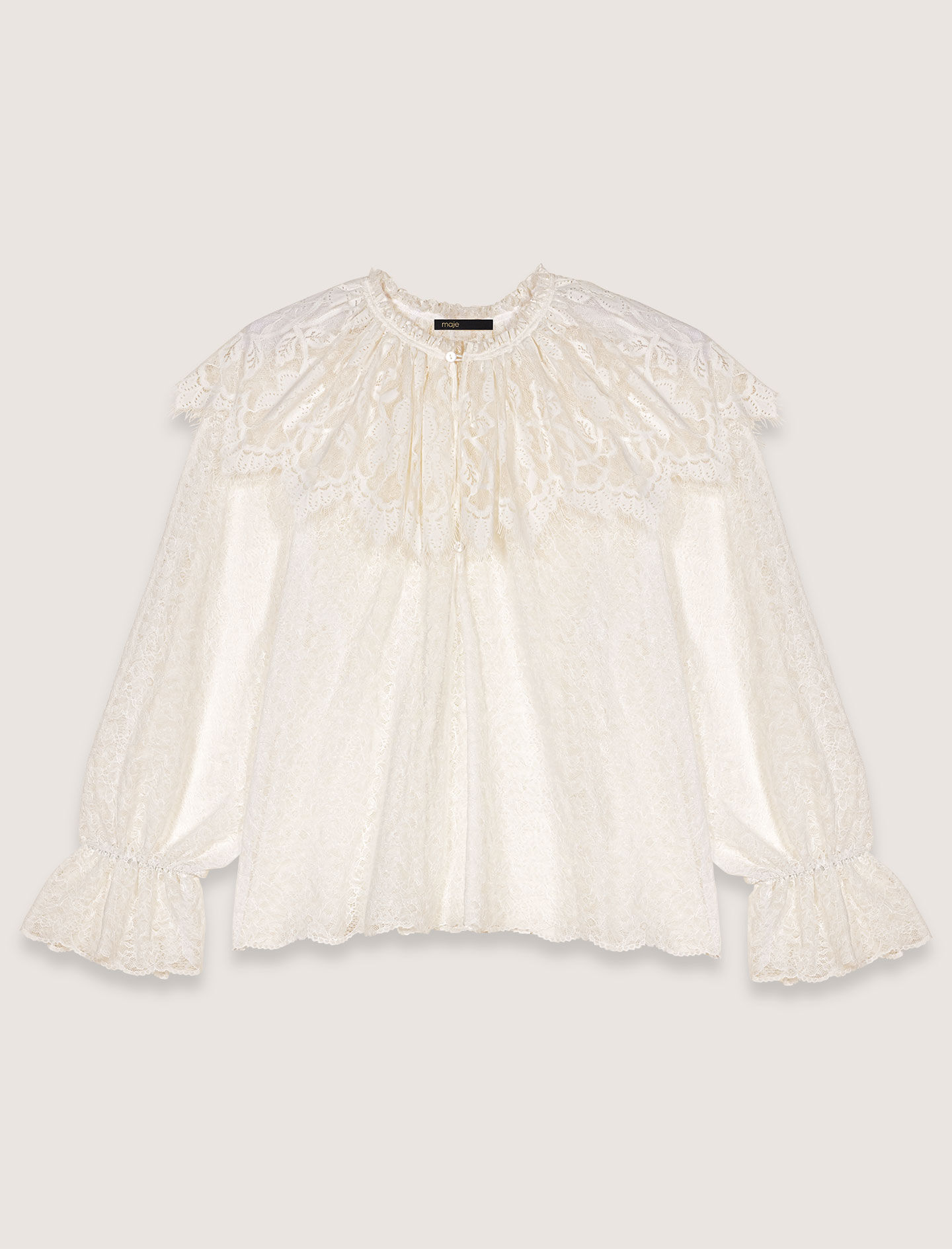 Lace top White for Women | Maje