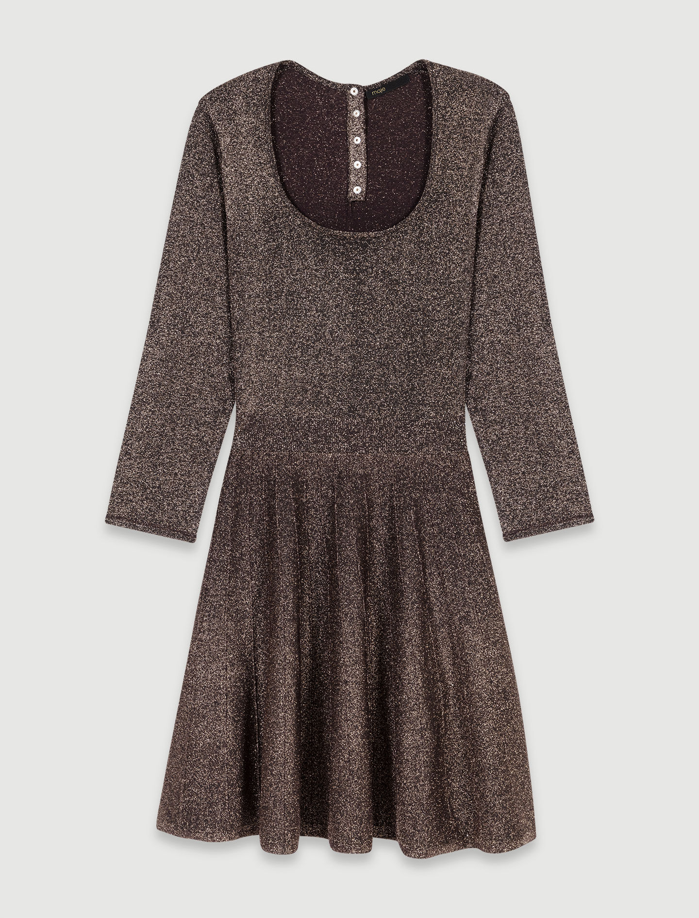 激安！特価品 short knit Shiny dress Maje | Offline_Dresses - ニット+セーター