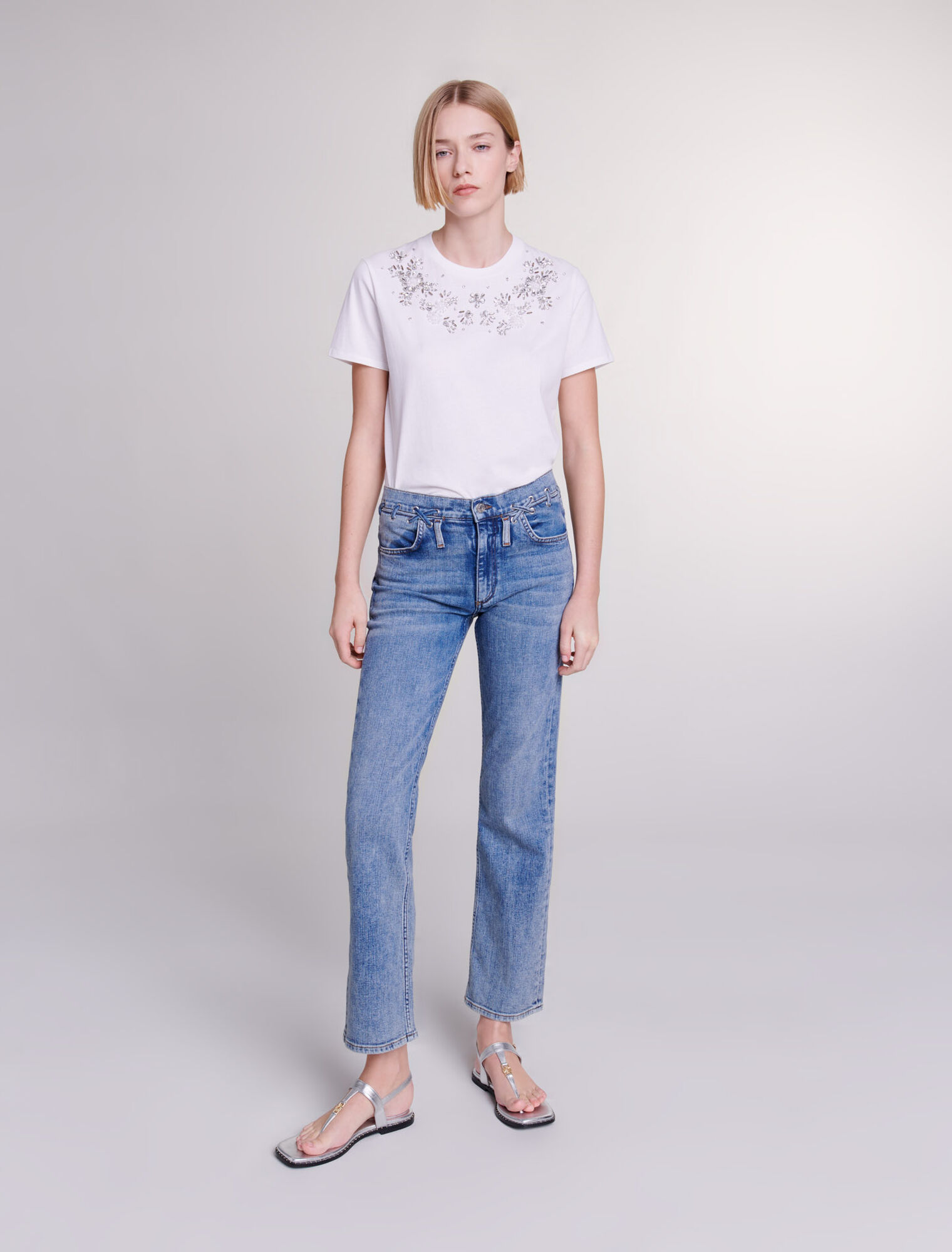 Rhinestone T-shirt