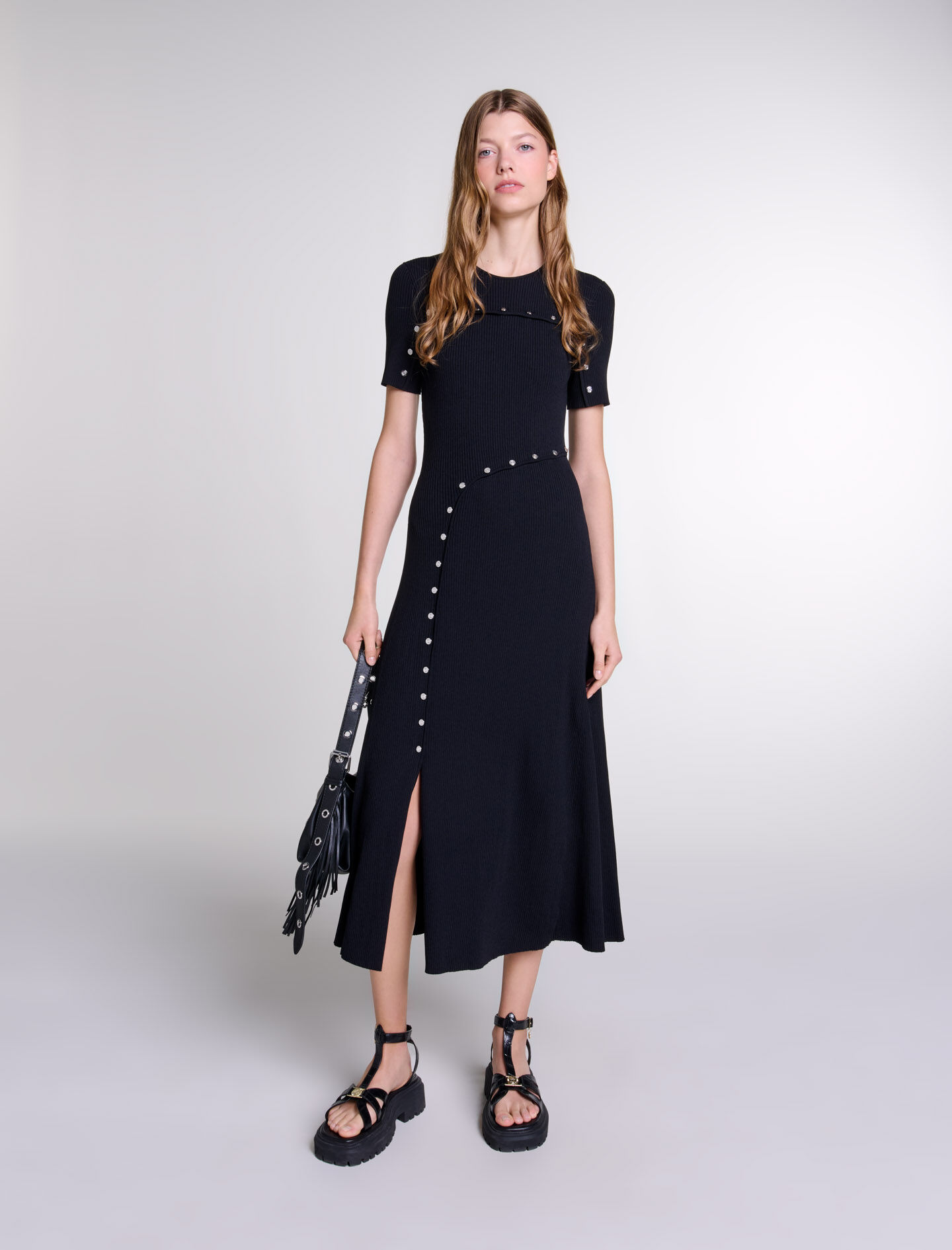 Black workwear dress top