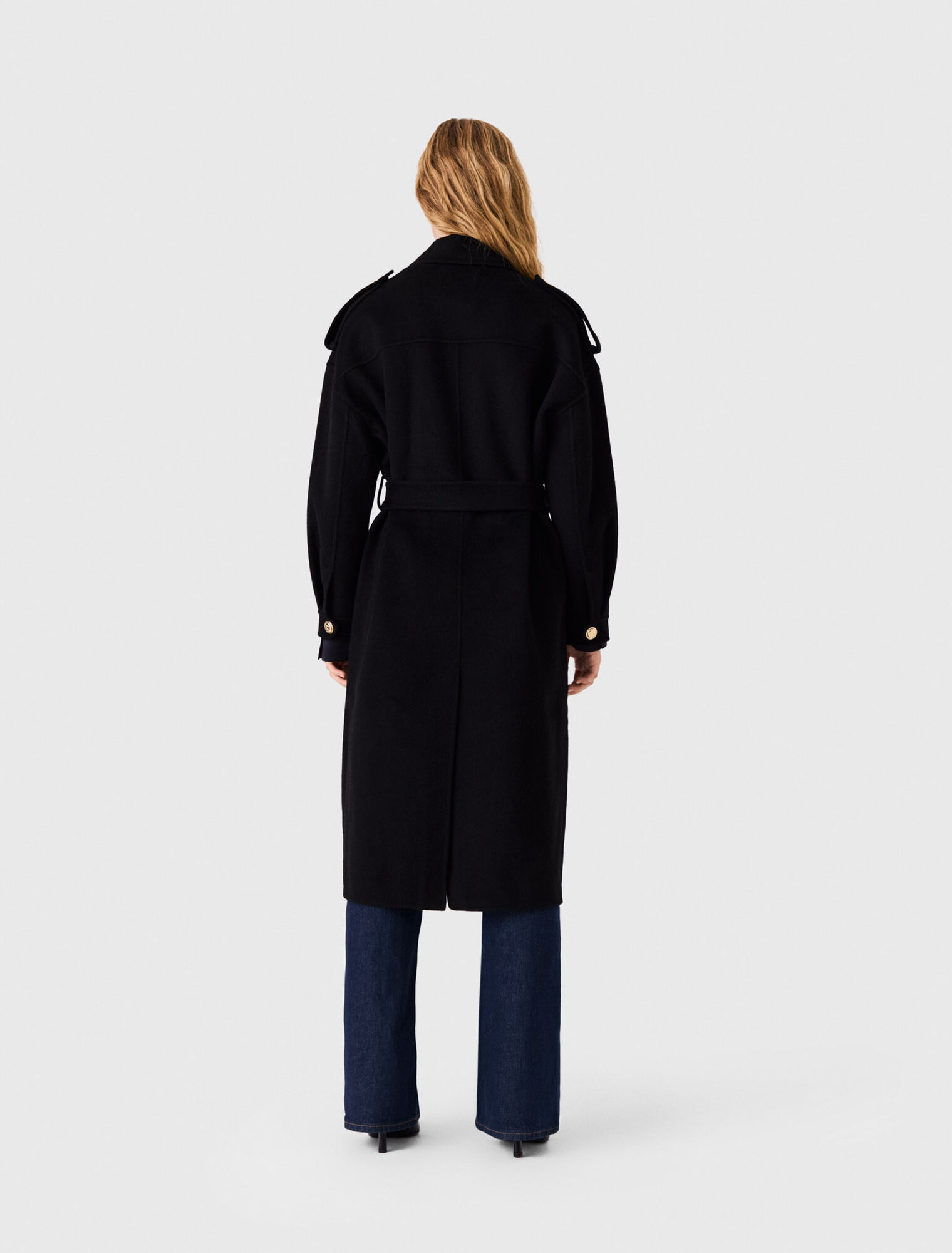 Long double-faced coat
