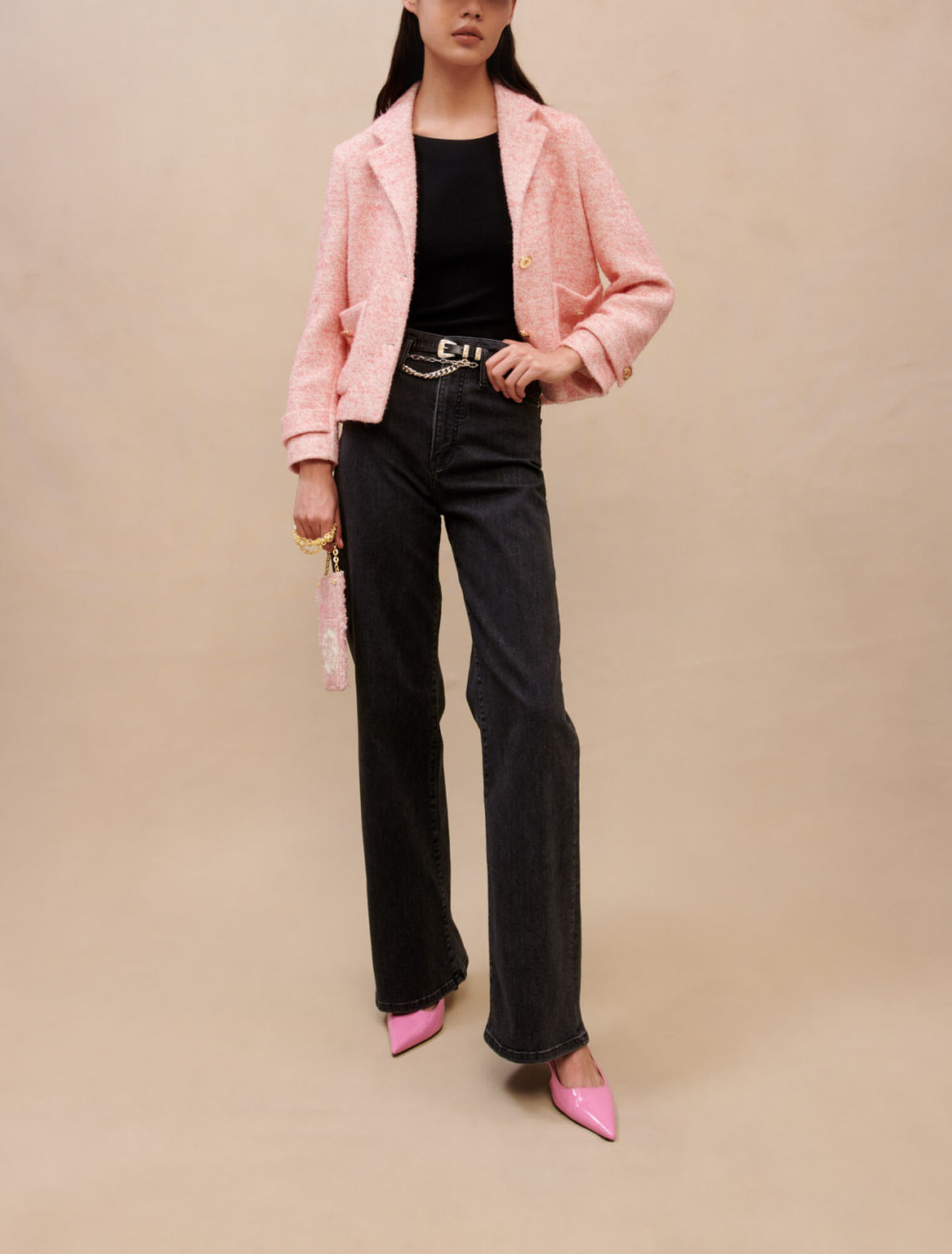Pink tailored jacket