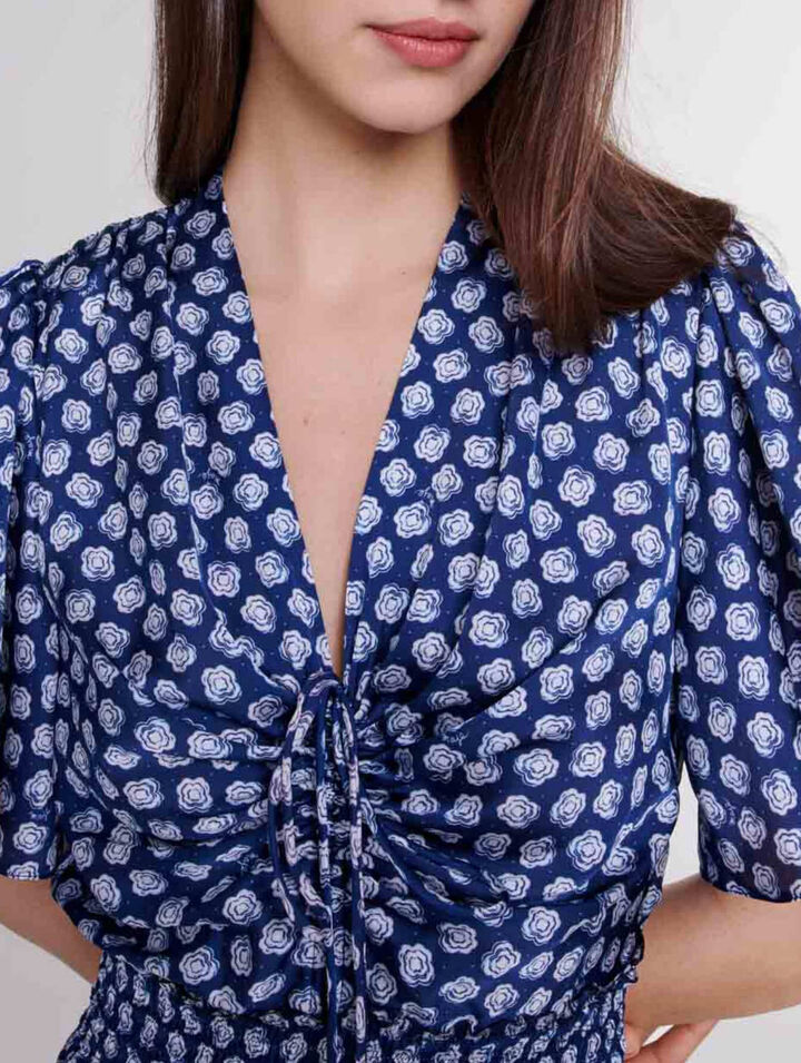 Patterned maxi dress
