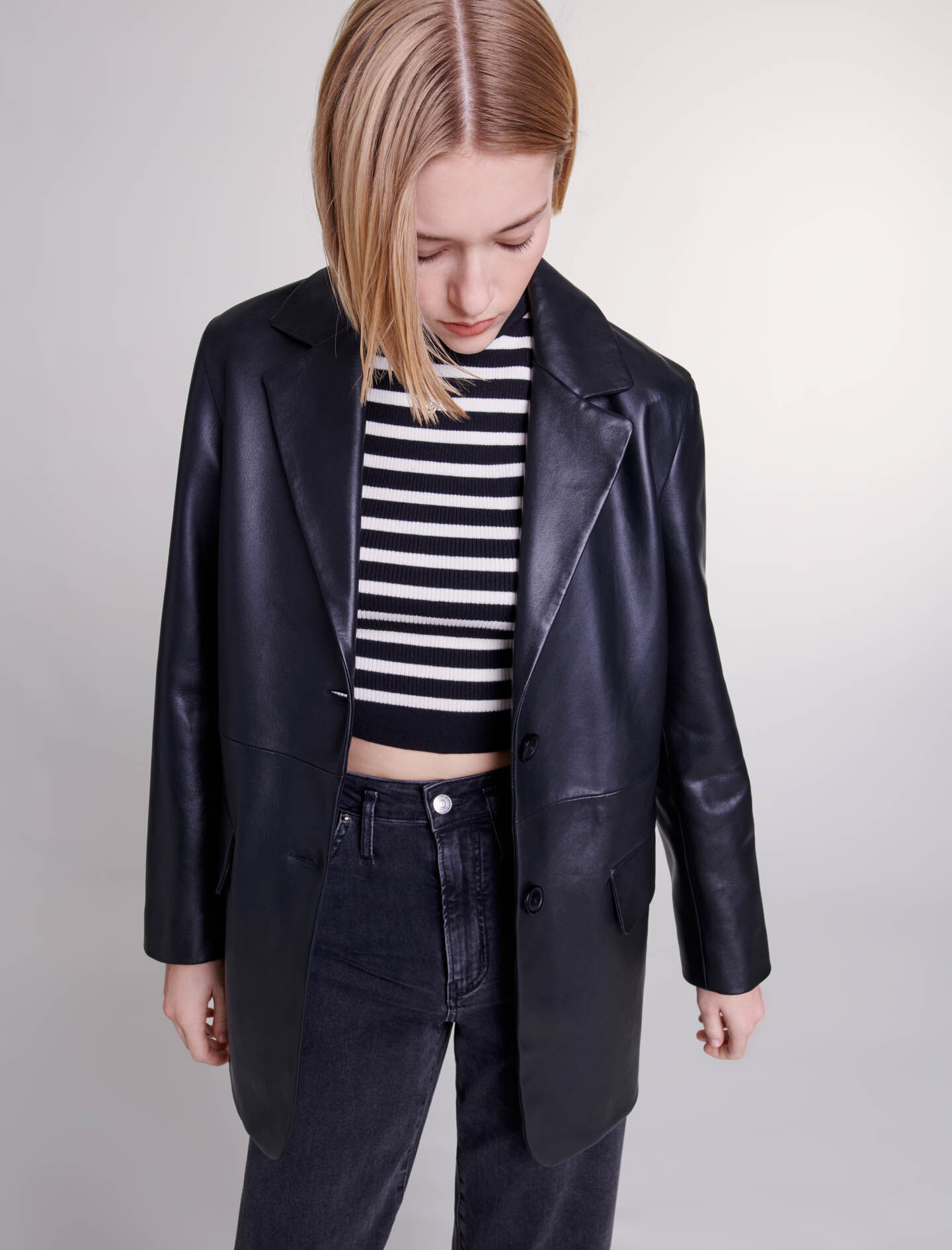 Leather jacket Blazers Jackets Maje