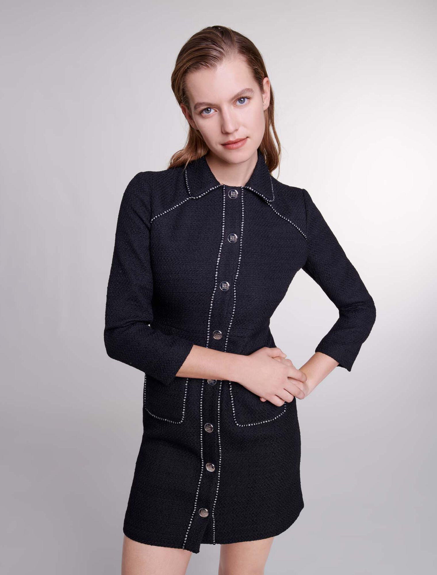 Short tweed dress
