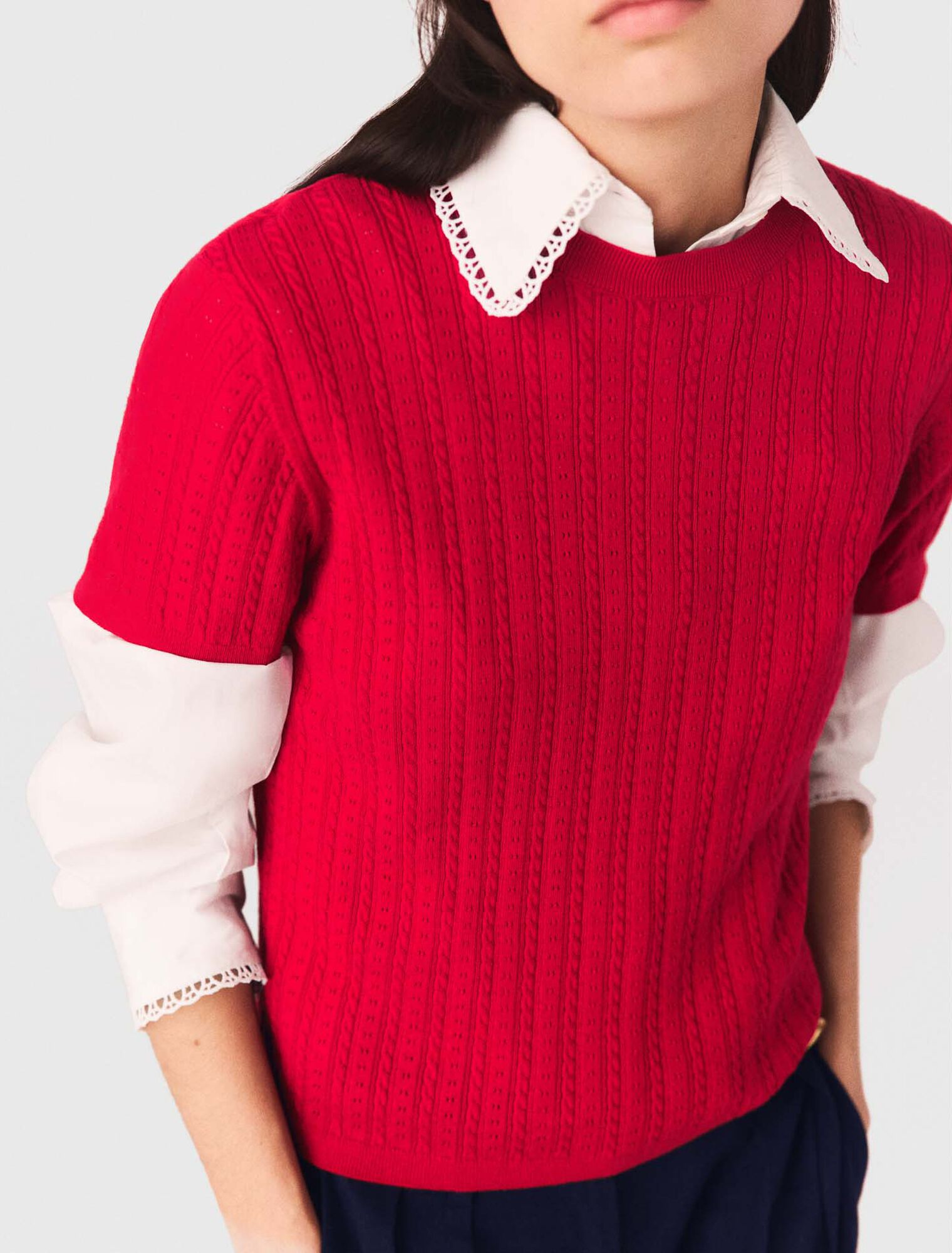 Round-neck jumper
