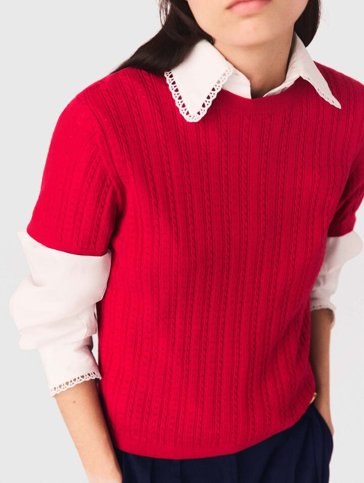 Round-neck jumper