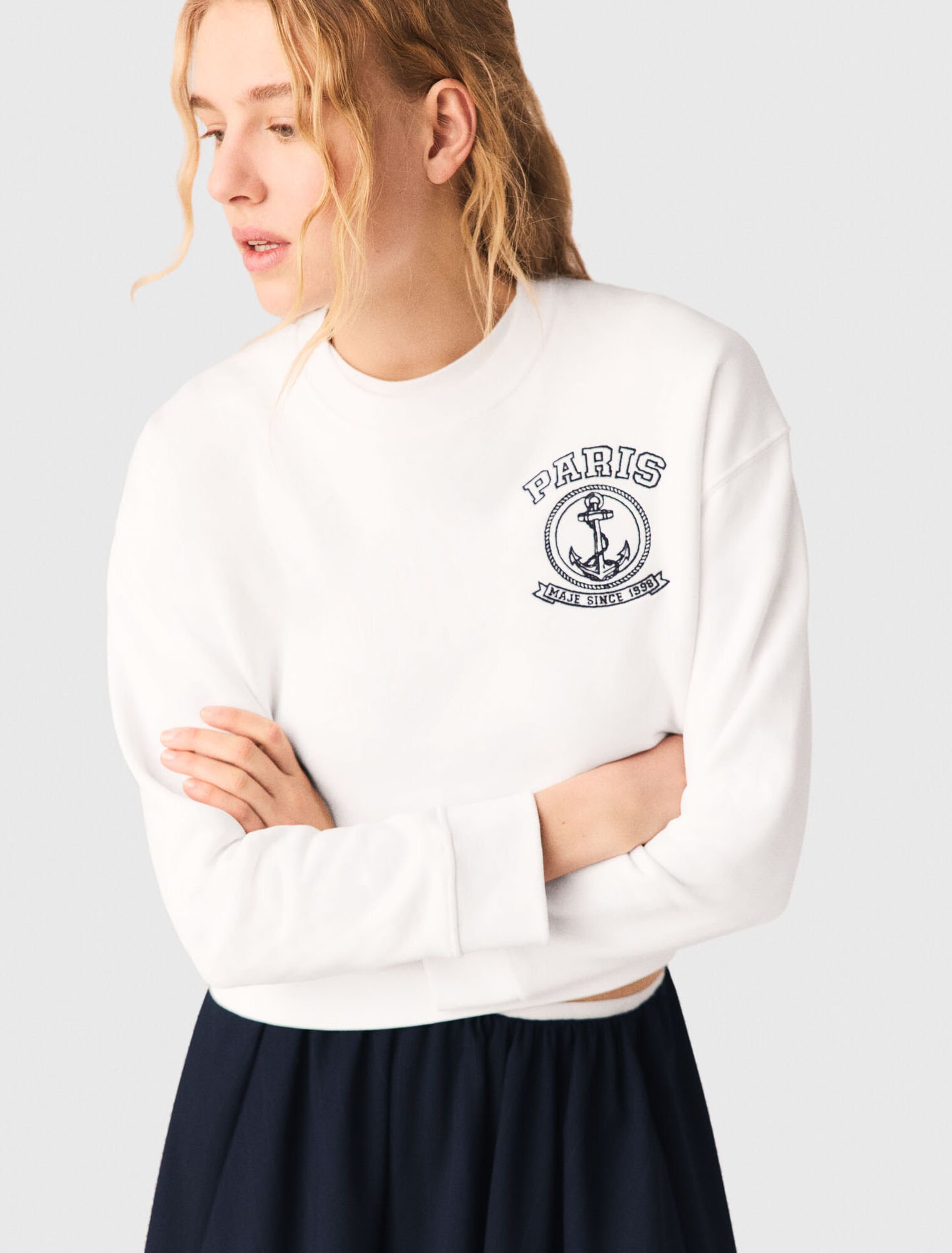 Sailor print sweatshirt