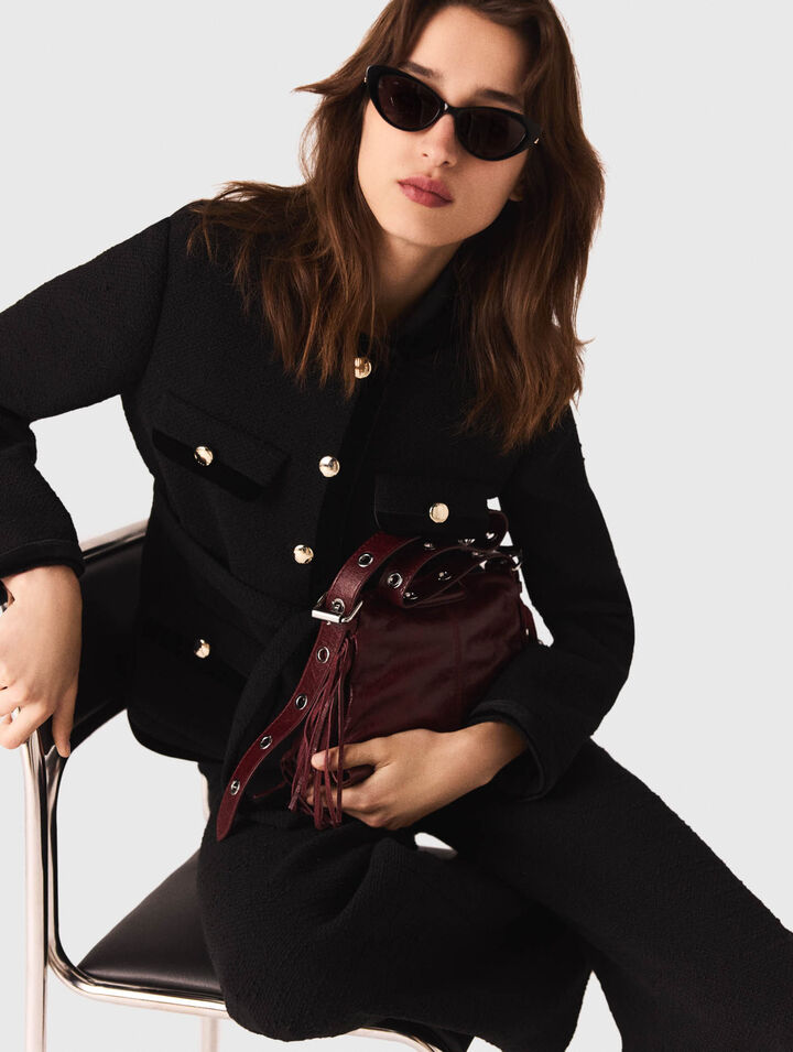 Long tweed jacket