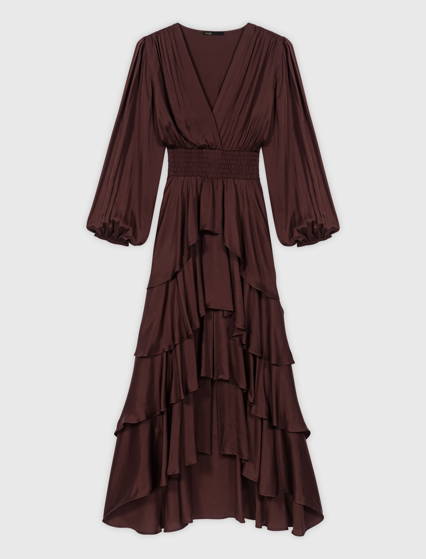 Flowy ruffled maxi dress 7