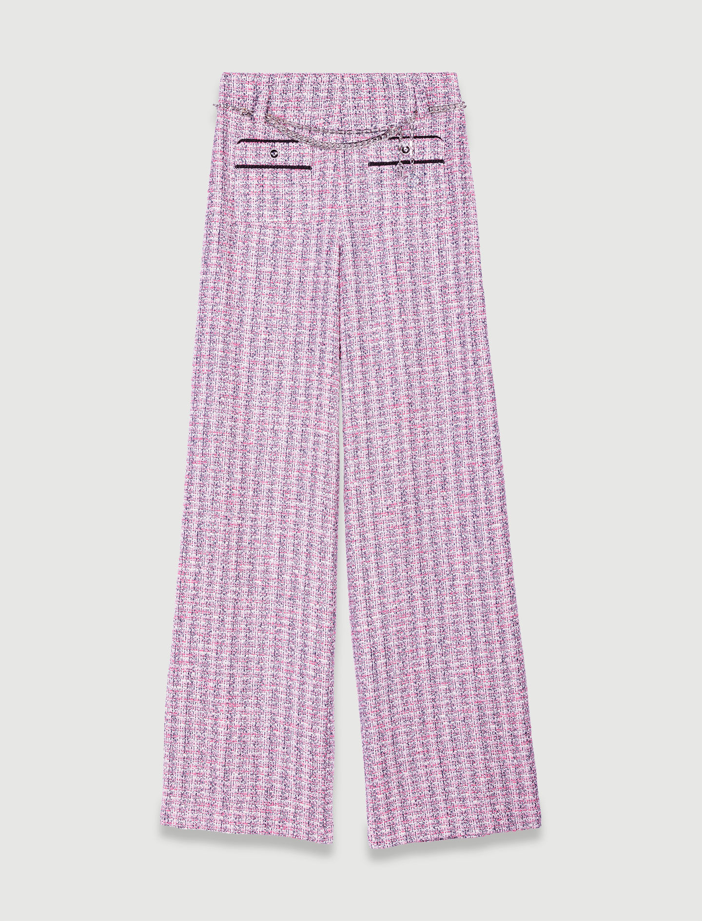[定休日以外毎日出荷中] Wide-leg tweed trousers パンツ