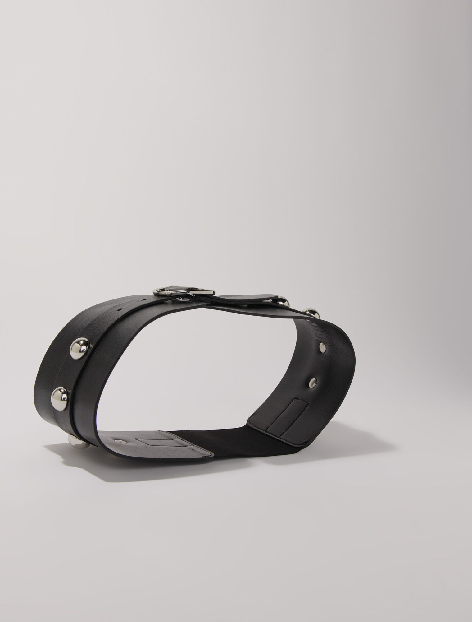 Leather corset belt